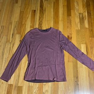 Robert Barakett Plum Long Sleeve T Shirt